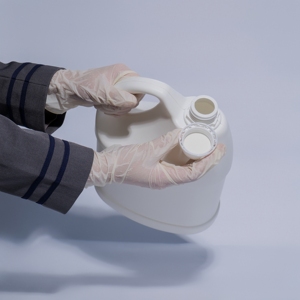 Bidon en PEHD de 4 L pour liquide vaisselle, grande capacité, avec bouchon à vis, logo personnalisé - Product Image 4