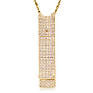 Nuevo Collar con Colgante de Estrella de Moissanita Plateada, Estilo Iced Out, para Raperos de Hiphop, Venta al Por Mayor - Product Image 2