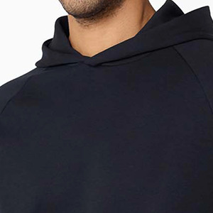 Ensemble de survêtement pour homme, design tendance, logo personnalisé, sweat-shirt à manches raglan noires et pantalon de jogging à jambes droites, streetwear, jogging, sweat-shirt pour homme - Product Image 5