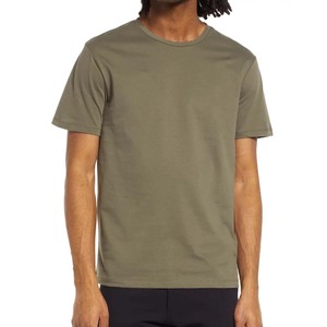 Camisetas Oversize de Algodón 100% al por Mayor, Lisas, de Hilo Anillado, Manga Corta, Transpirables, de Secado Rápido, Casuales para Hombre, Fabricación Stonefield - Product Image 4