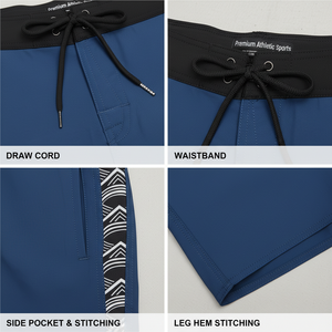 Short de bain décontracté pour homme avec logo personnalisé, motif léopard, séchage rapide, en maille, pour la plage, l'été, la gym et l'entraînement - Product Image 6