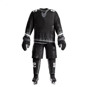 Conjunto de Uniforme de Hockey sobre Hielo para Hombre, Diseño Exclusivo, Servicio OEM, Transpirable, Secado Rápido, Antibacterial, 100% Poliéster, Calidad Superior - Product Image 2