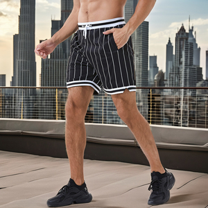 Short de gymnastique en maille légère pour hommes High Street Respirant Summer Casual Workout Training Fitness Activewear Quick Dry Basketball - Product Image 6