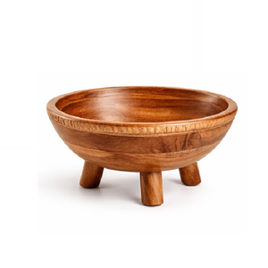 Nouveau Bol de Service Tendance en Bois d'Acacia Façonné sur Mesure, Fait Main, Écologique, pour Salades et Fruits, Vaisselle Décorative - Product Image 1