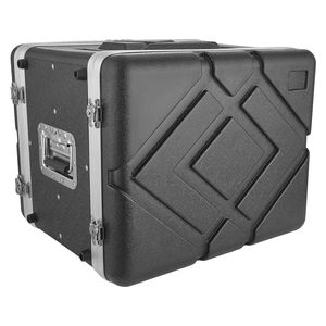 Case Rack Server 8U Poco Profondo, Profondità 14 Pollici, Costruzione in ABS con Chiusure a Rotazione Incassate e Frontale/Posteriore Rimovibile - Product Image 1