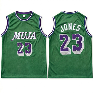 Camiseta de Baloncesto para Hombre al por Mayor, de Secado Rápido, de Poliéster, Ropa Deportiva para Equipos, Lista para Enviar - Product Image 1