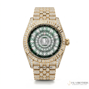 Montre Rolax de Luxe en Moissanite et Quartz, Bracelet en Alliage, Design Antique, Style Hip Hop Glacé, Brillant et Premium pour Hommes et Femmes - Product Image 6