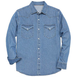 Camisas de hombre elegantes para exteriores, a la moda, de buena calidad, para invierno, en diferentes colores y tallas, camisa vaquera para hombre. - Product Image 3