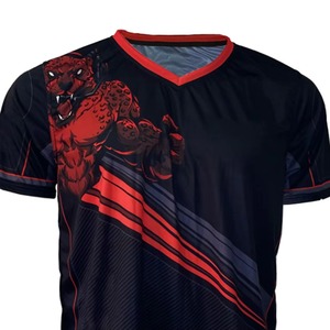 Camisetas de E-Sports Reversibles de Alta Calidad, 100% Poliéster, Transpirables, de Secado Rápido, con Logotipo Personalizado por Sublimación - Product Image 5