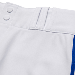 Pantalon de baseball de haute qualité pour adultes, noir, personnalisé, fermeture à boutons, durable, coupe décontractée, longueur intégrale, vêtements de sport actifs - Product Image 6