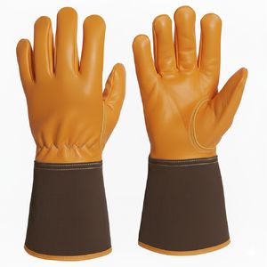Heat Resistant Leather Welding Gloves Heavy Duty Safety Gloves for Welding Grinding and Metal Work - Product Image 1