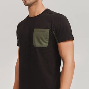 เสื้อยืดผ้าถักแขนสั้นสำหรับผู้ชายเสื้อยืดผ้าฝ้ายแบบทางการระบายอากาศได้ดี100% ใส่ได้ทั้งสี่ฤดู - Product Image 5