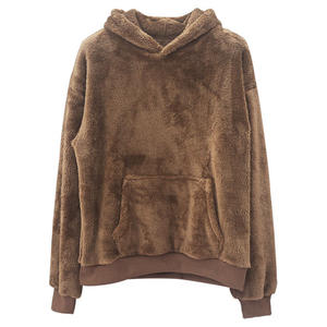 Sudadera con capucha de forro polar sherpa para hombre con estilo urbano de lujo, desarrollo de muestras para marcas de ropa boutique — 105 caracteres - Product Image 4