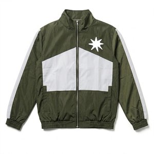 New RTS Wholesales Custom Logo Dark Green White <b>Men's</b> Nylon Wind Breaker Shorts Sets For <b>Summer</b> Wear <b>Men</b> Sets Streetwear <b>Jackets</b> - Product Image 2