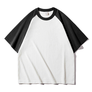 T-shirt à manches longues pour homme, coupe ample, respirant, 100% coton, 300 g/m², motif uni - Product Image 5