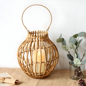 <b>Rattan</b> <b>lanterns</b> for candles display best price candle stand <b>lantern</b> home garden patio decoration - Product Image 1
