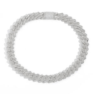 Luxury Gold Plated Diamond Hip Hop Cuban Link <b>Chain</b> with CZ Stones for <b>Rappers</b> Fashion Jewelry Wholesale Gift Available for Sale - Product Image 2