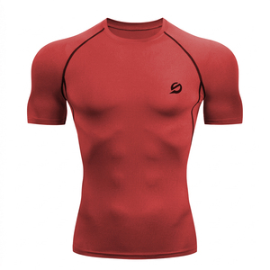 Camisetas de Gimnasio de Manga Corta Transpirables de Verano, Ligeras, Hechas con Materiales de Alta Calidad - Product Image 1