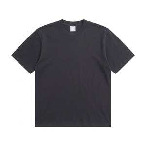 T-shirt pour homme en coton 100% de haute qualité, confortable, uni, léger, décontracté, col rond, pour les activités quotidiennes à la maison - Product Image 4