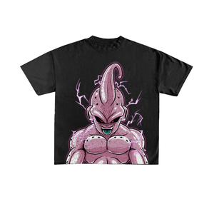 Camiseta de Hombre 100% Algodón con Estampado del Personaje Frieza, Manga Corta, Negra, Estilo Casual, Cuello Redondo, Diseño Holgado, Ecológica - Product Image 3