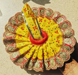 Vestidos Tradicionales de Alta Calidad Laddu Gopal Ji Poshak con Diseño Hecho a Mano, Ropa de Primera Calidad, Tela para Celebraciones - Product Image 3