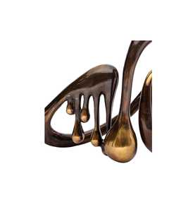New Arrival Golden Brass Swan Figurine Handmade Eco-Friendly Durable Modern Design Tabletop <b>Decor</b> 1PC Living Room Centerpiece - Product Image 2