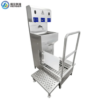 Station de nettoyage hygiénique économique, machine à laver les bottes pour usine alimentaire, petit atelier