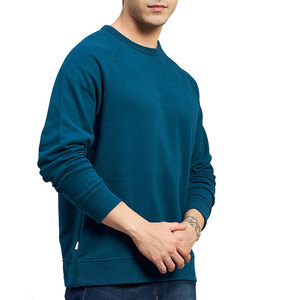 100% Cotton Fleece <b>Sweatshirt</b> for Men Long Sleeve Winter Pullover Oversized Embroidered Design Digital Printing Plain Dyed - Product Image 4