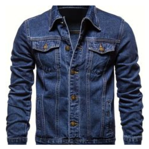 Men's Casual Winter <b>Jacket</b> in Vintage Style Solid Color Loose <b>Fit</b> Cotton Outerwear with <b>Slim</b> <b>Fit</b> Single Breasted Design - Product Image 2