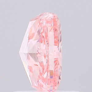 Diamant de laboratoire CVD/HPHT de 1 carat, couleur rose vif fantaisie, taille coussin, certifié IGI Gemver, excellente taille, clarté VS, diamant non monté - Product Image 3
