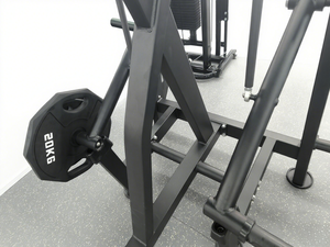 Appareil de musculation à charge de plaques pour exercices de force des épaules, bras et dos, <span class=keywords><strong>machine</strong></span> de tirage vertical assis pour salle de sport - Product Image 4