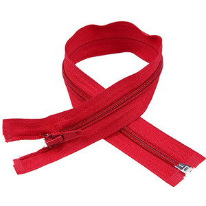 Fermeture éclair en nylon plastique à glissière ouverte de haute qualité avec curseur autobloquant pour vêtements, sacs, vestes et articles d'habillement - Product Image 3