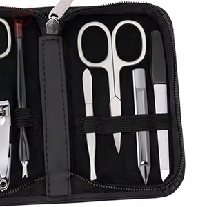High Quality 3 in 1 Durable Adult Grooming Kits <b>Nail</b> Care Kit Scissors Metal Case Manicure Pedicure <b>Set</b> Perfect Gift <b>Set</b> - Product Image 3