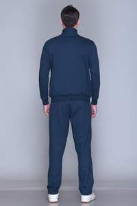 Conjunto deportivo de hombre de color liso personalizado, nuevo, transfronterizo, con pantalón informal y sudadera, talla grande - Product Image 2