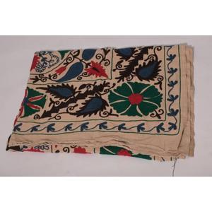 Handmade Eco-Friendly Washable Kantha Suzani <b>Quilt</b> Vintage Cotton Floral Embroidery Boho Bedspread <b>Throw</b> Blanket Bedding - Product Image 6