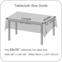 Nappe en lin de haute qualité et au meilleur prix, rectangulaire, pour la décoration de table de cuisine et de salle à manger, fêtes et réceptions