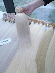 High Quality 100% Vietnamese <b>Real</b> <b>Human</b> <b>Hair</b> <b>Extensions</b> Platinum Color Super Double Drawn Ends Factory Price Bulk <b>Hair</b> - Product Image 2