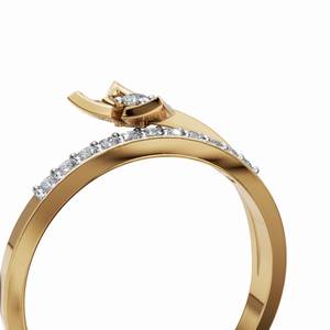 <b>Unique</b> Design Elegant Moissanite Diamond <b>Ring</b> With D Color Appearance Classic Design For <b>Engagement</b> And Wedding for Sale - Product Image 2