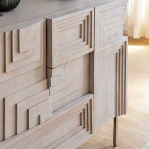 Aparador pequeño de madera de mango Vandana Radiant Terra - Product Image 2