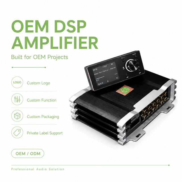 OEM Car Amplifier Channels Digital Sound Processor Royce Phantom Amplifier 4 Channels and 8 Rolls 20 - 20000 Hz-20k 2 KG 100 PCS