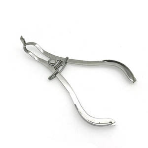 Pinza perforadora de dique de goma para ortodoncia, instrumentos quirúrgicos dentales manuales, instrumentos dentales de acero inoxidable de alta calidad - Product Image 1
