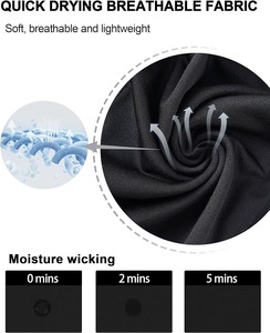 Leggings de compresión personalizados para hombre, hasta la rodilla, de cintura media, con bolsillo para teléfono, de secado rápido, para fútbol, capa base deportiva - Product Image 4