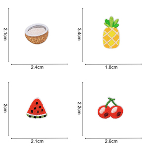 Parche Bordado Termoadhesivo Personalizado Ecológico con Diseño de Frutas para Sombreros y Decoración Textil - Product Image 4