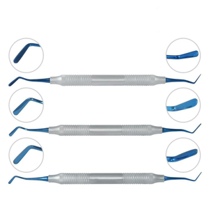 Kit de greffe de tissu osseux dentaire premium 2026 – Équipement de nettoyage et de remplissage pour implants dentaires avec plugger et packer en titane bleu - Product Image 2