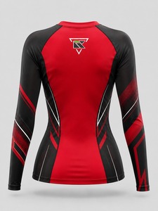 Eco-Friendly Quick Dry Lightweight Full Sleeve <b>Women</b> Compression <b>Rash</b> <b>Guard</b> Hot Sale Custom OEM Design Breathable Anti-Bacteria - Product Image 2