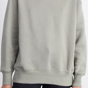 Sudadera Unisex de Cuello Redondo, Corte Regular, Felpa, Color Sólido, Tejido de Poliéster/Algodón, Informal, para Invierno, Transpirable y de Secado Rápido - Product Image 5