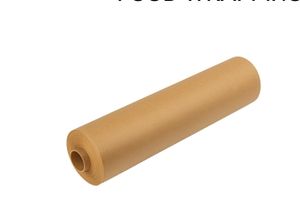 Rouleau de papier sulfurisé en silicone écologique marron pour la cuisson, la préparation des aliments, l'emballage alimentaire, antiadhésif, résistant à la chaleur, pour boulangeries - Product Image 2