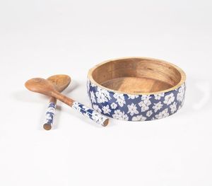Bol de service en bois émaillé au design élégant, bol à salade en bois émaillé, bol en bois de manguier, bol en bois d'acacia, au meilleur prix d'usine. - Product Image 5