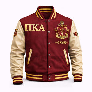 Veste de style universitaire personnalisable de haute qualité pour les fraternités et les équipes universitaires - Product Image 1