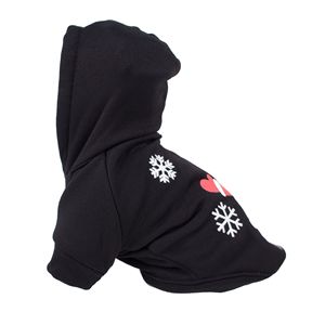 Costume per Animali Domestici con Illuminazione LED, Maglione con Cappuccio da Babbo Natale per Animali - Product Image 4